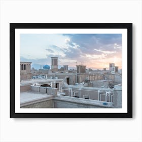 Skyline Of A Mudbrick City Art Print