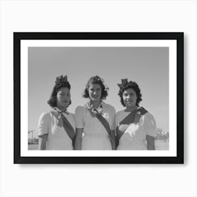 Untitled Photo, Possibly Related To Girls Of The Reception Committee At The Annual Field Day Of The Fsa (Farm Security Art Print