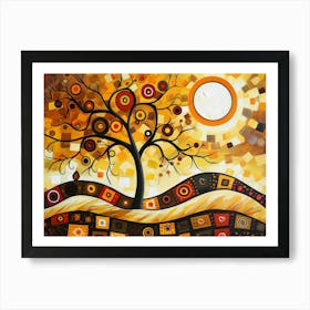 Abstract Tree 4 Art Print