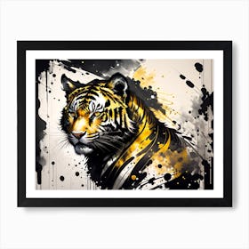 Tiger Painting 1 Affiche