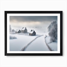 Winter Landscape 5 Art Print