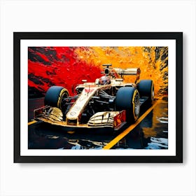 Lotus F1 Car Art Print