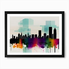 New York City Skyline 81 Art Print