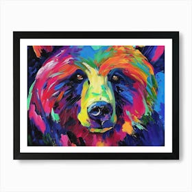 Colorful Bear 1 Art Print