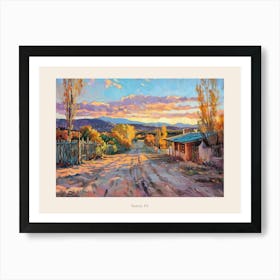 Western Sunset Landscapes Santa Fe New Mexico 1 Poster Art Print