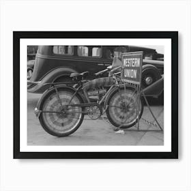 Decorated Bicycle, National Rice Festival, Crowley, Louisiana By Russell Lee Art Print