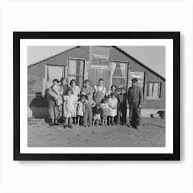 Family Of John Harshenberger I E Harshbarger Two Children Were Not At Home, Mennonites, Sheridan County Art Print