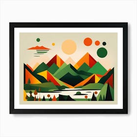 Abstract Landscape Art Print