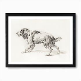 Standing Barking Dog, Jean Bernard Art Print