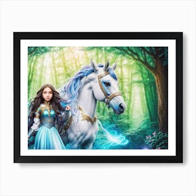 Embark On A Mesmerizing Journey Into A Realm Of Magic Art Print