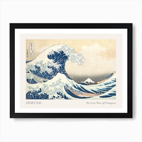 The Great Wave Off Kanagawa Poster Art Print