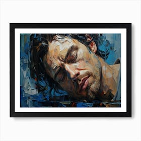 Sleeping Man Art Print