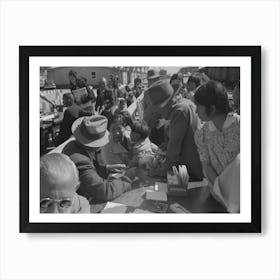 Santa Anita Reception Center, Los Angeles, California, The Evacuation Of Japanese And Japanese Americans Art Print