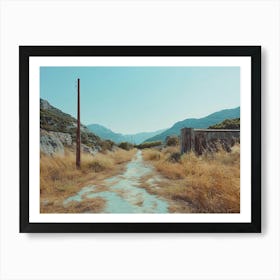 Abandoned Road In Greece Art Print