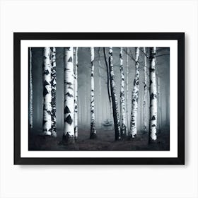 Birch Forest 101 Art Print