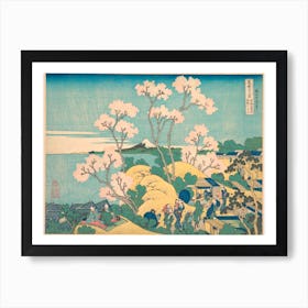 Fuji From Gotenyama On The Tōkaidō At Shinagawa Katsushika Hokusai Art Print