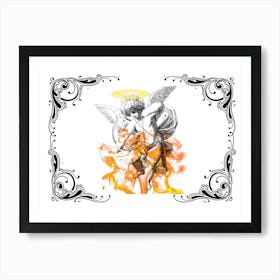 L'angelo della morte Art Print