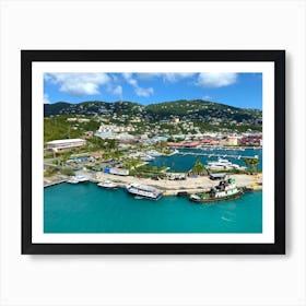 Port in St. Thomas, BVI Art Print