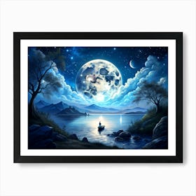 Moonlight Serenade (7) Art Print