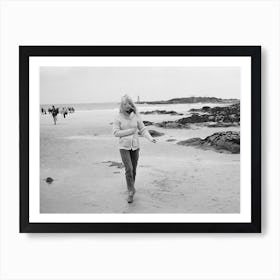 Brigitte Bardot On Location In Scotland, 1966 Art Print