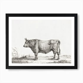 Standing Bull 2, Jean Bernard Art Print