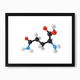 Amino Acid Glutamine Art Print