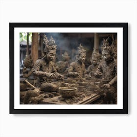 Sculpture from china Art Print