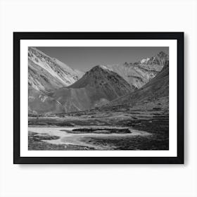 Gray Mountains Art Print