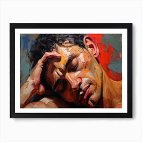 Man Sleeping Art Print