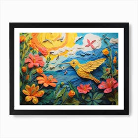 Hummingbird ala Vincent Art Print