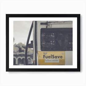 Vintage America FuelSave Pump Art Print