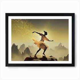 Chinese Dancer Art Print