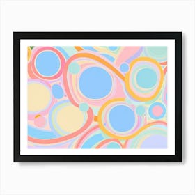 Abstract Circles 14 Art Print