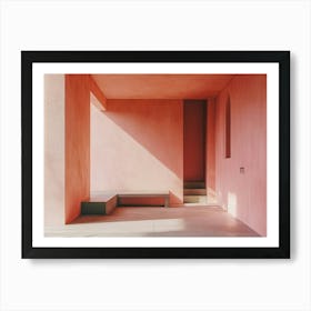 Pink House Art Print