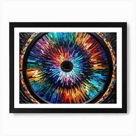 Stained Glass Window 5 Art Print