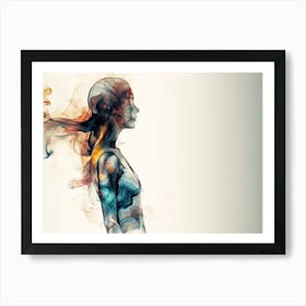 Abstract Of A Woman 2 Art Print