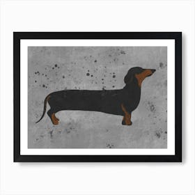 Dachshund Poster Minimaliste pour Salon