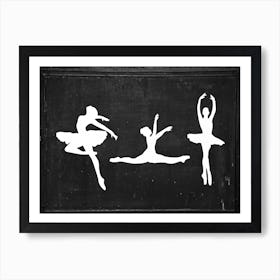 Queretaro Ballet Bw Art Print
