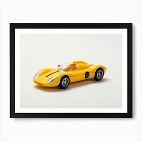 Toy Car Yellow Race Car 2 Art Print