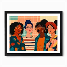 Group Of Women 28 Art Print