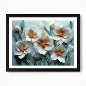 Flower Wall Art 1 Art Print