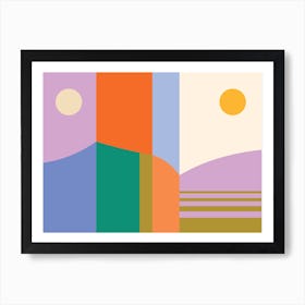 Colorfield Landscape Art Print