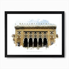 Sarajevo City Hall, Sarajevo, Bosnia & Hercegovina Art Print