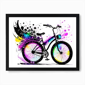 Colorful Bike 3 Art Print