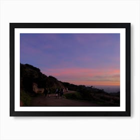 La Sunset Art Print