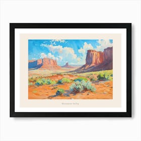 Western Landscapes Monument Valley 4 Poster Art Print