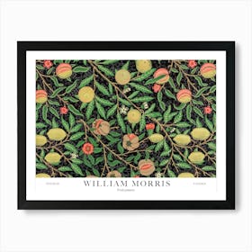 William Morris Prints Fruit Pattern Landscape Botanical Vintage Art Print