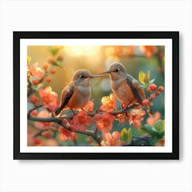 Beautiful Bird on a branch 5 Art Print