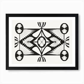 Ornament With Diamond Shape, Samuel Jessurun Art Print