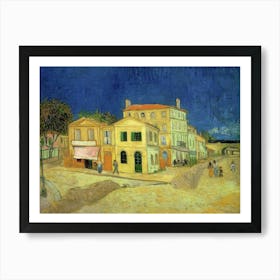 Vincent van Gogh, The Yellow House, 1888 HD Remastered Immaculate Art Print